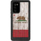 California Flag Dark Wood Galaxy Note20 5G Waterproof Case