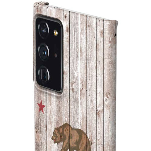 California Flag Dark Wood Galaxy Note20 Ultra 5G Lite Case