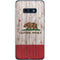 California Flag Dark Wood Galaxy S10e Skin
