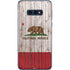 California Flag Dark Wood Galaxy S10e Skin