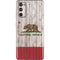 California Flag Dark Wood Galaxy S20 Fan Edition Skin