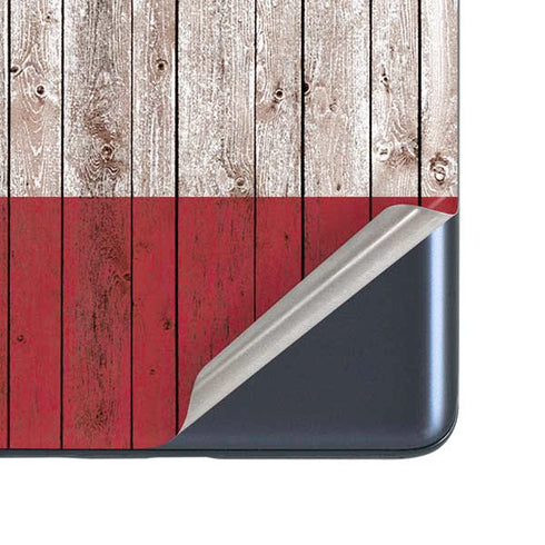 California Flag Dark Wood Galaxy S20 Fan Edition Skin