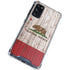 California Flag Dark Wood Galaxy S20 FE Clear Case