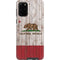 California Flag Dark Wood Galaxy S20 Plus Pro Case
