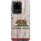 California Flag Dark Wood Galaxy S20 Ultra 5G Pro Case