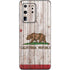 California Flag Dark Wood Galaxy S20 Ultra 5G Skin