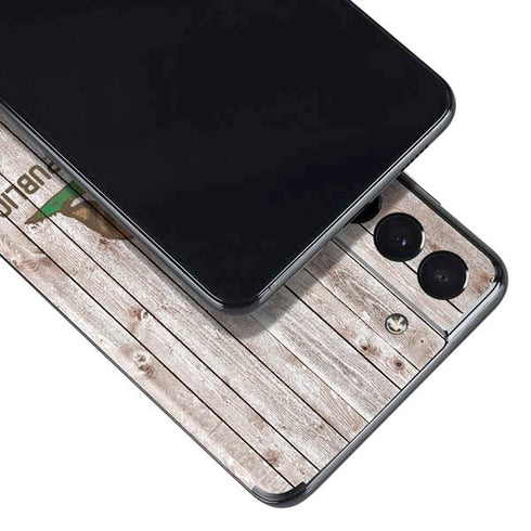 California Flag Dark Wood Galaxy S21 5G Skin