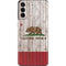 California Flag Dark Wood Galaxy S21 Plus 5G Skin