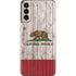 California Flag Dark Wood Galaxy S21 Plus 5G Skin