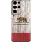 California Flag Dark Wood Galaxy S21 Ultra 5G Skin