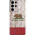 California Flag Dark Wood Galaxy S21 Ultra 5G Skin