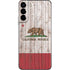 California Flag Dark Wood Galaxy S22 Plus Skin