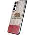 California Flag Dark Wood Galaxy S22 Skin