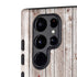 California Flag Dark Wood Galaxy S22 Ultra Pro Case