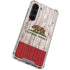 California Flag Dark Wood Galaxy S23 Clear Case