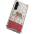 California Flag Dark Wood Galaxy S23 FE Clear Case