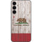 California Flag Dark Wood Galaxy S23 FE Skin