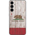 California Flag Dark Wood Galaxy S23 FE Skin