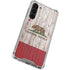 California Flag Dark Wood Galaxy S23 Plus Clear Case