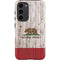 California Flag Dark Wood Galaxy S23 Plus Pro Case