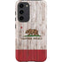 California Flag Dark Wood Galaxy S23 Plus Pro Case