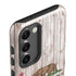 California Flag Dark Wood Galaxy S23 Plus Pro Case