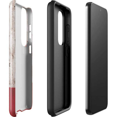 California Flag Dark Wood Galaxy S23 Plus Pro Case