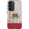 California Flag Dark Wood Galaxy S23 Pro Case