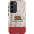 California Flag Dark Wood Galaxy S23 Pro Case