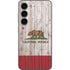 California Flag Dark Wood Galaxy S23 Skin