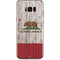 California Flag Dark Wood Galaxy S8 Plus Skin