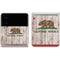 California Flag Dark Wood Galaxy Z Flip3 5G Skin