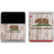 California Flag Dark Wood Galaxy Z Flip4 5G Skin
