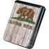California Flag Dark Wood Galaxy Z Flip5 5G Skin