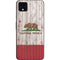 California Flag Dark Wood Google Pixel 4 XL Skin
