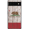 California Flag Dark Wood Google Pixel 6 Skin