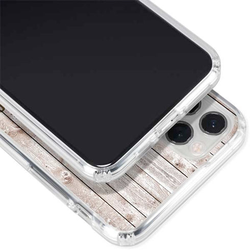 California Flag Dark Wood iPhone 11 Pro Clear Case