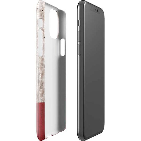 California Flag Dark Wood iPhone 11 Pro Lite Case