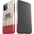 California Flag Dark Wood iPhone 11 Pro Lite Case