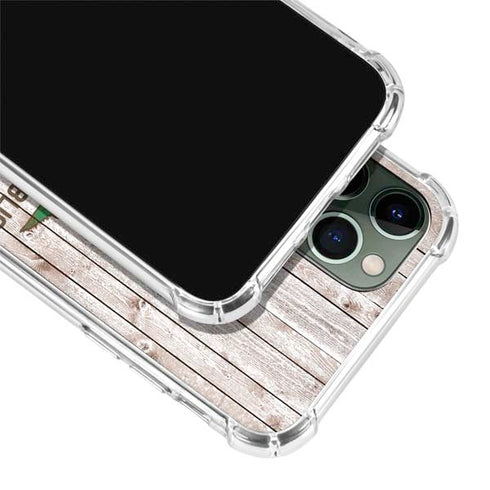 California Flag Dark Wood iPhone 11 Pro Max Clear Case