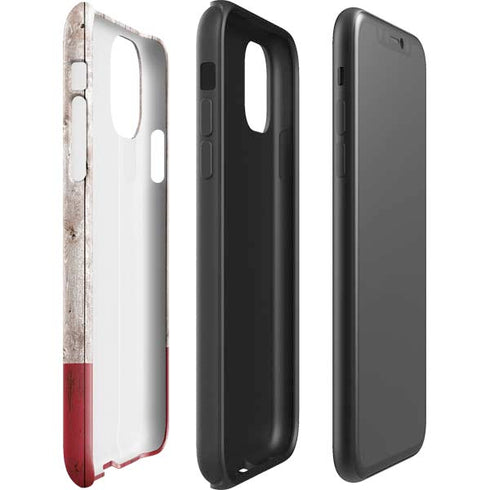 California Flag Dark Wood iPhone 11 Pro Max Impact Case