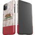 California Flag Dark Wood iPhone 11 Pro Max Lite Case
