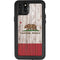 California Flag Dark Wood iPhone 11 Pro Max Waterproof Case