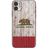 California Flag Dark Wood iPhone 11 Skin