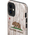 California Flag Dark Wood iPhone 12 Impact Case