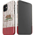 California Flag Dark Wood iPhone 12 Mini Lite Case