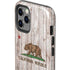 California Flag Dark Wood iPhone 12 Pro Max Impact Case