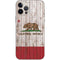 California Flag Dark Wood iPhone 12 Pro Skin