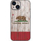California Flag Dark Wood iPhone 13 Mini Skin