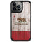 California Flag Dark Wood iPhone 13 Pro Cargo Case